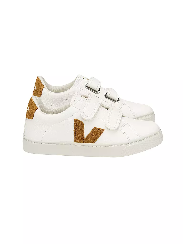 VEJA Kinder Sneaker Esplar Velcro weiss